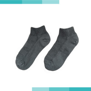 WA0001-純棉短襪素色款(灰色)